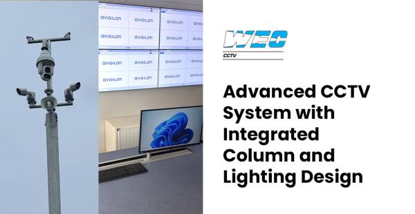 We Supported a CCTV System with Integrated Column and Lighting Design