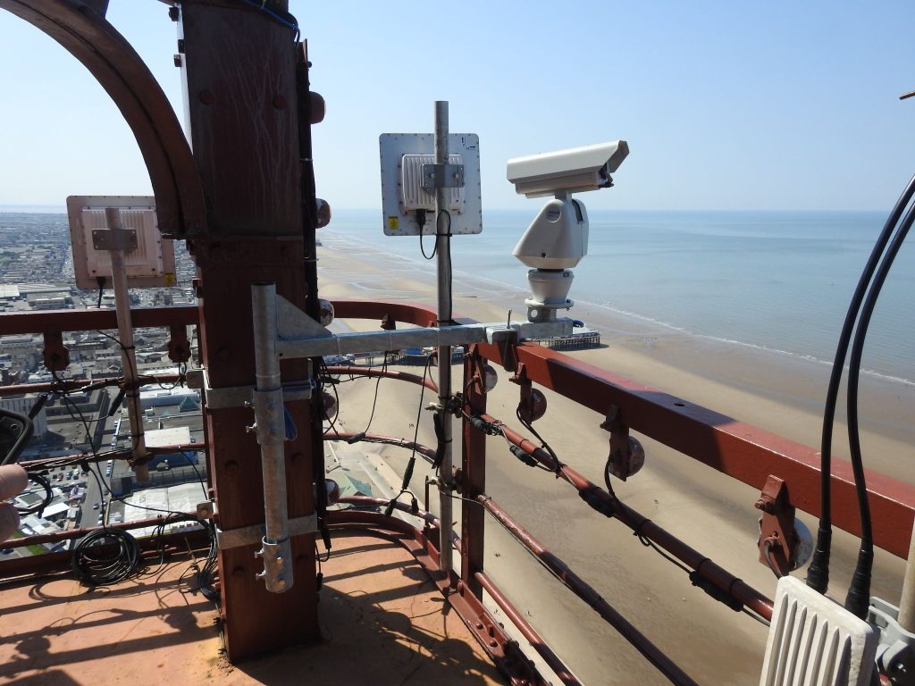 WEC CCTV Secures the Iconic Blackpool Tower with Custom Mounting Solutions
