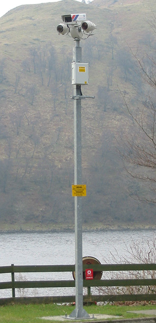 outdoor security camera pole mount